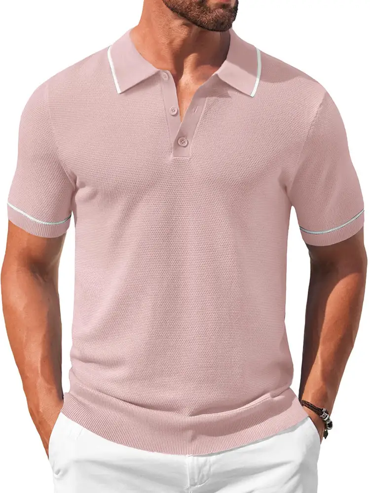Leisure Knit Golf Polo Shirts
