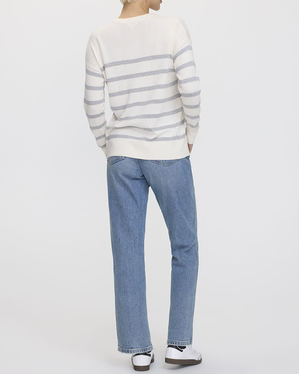 Long-Sleeve Crew-Neck Sweater