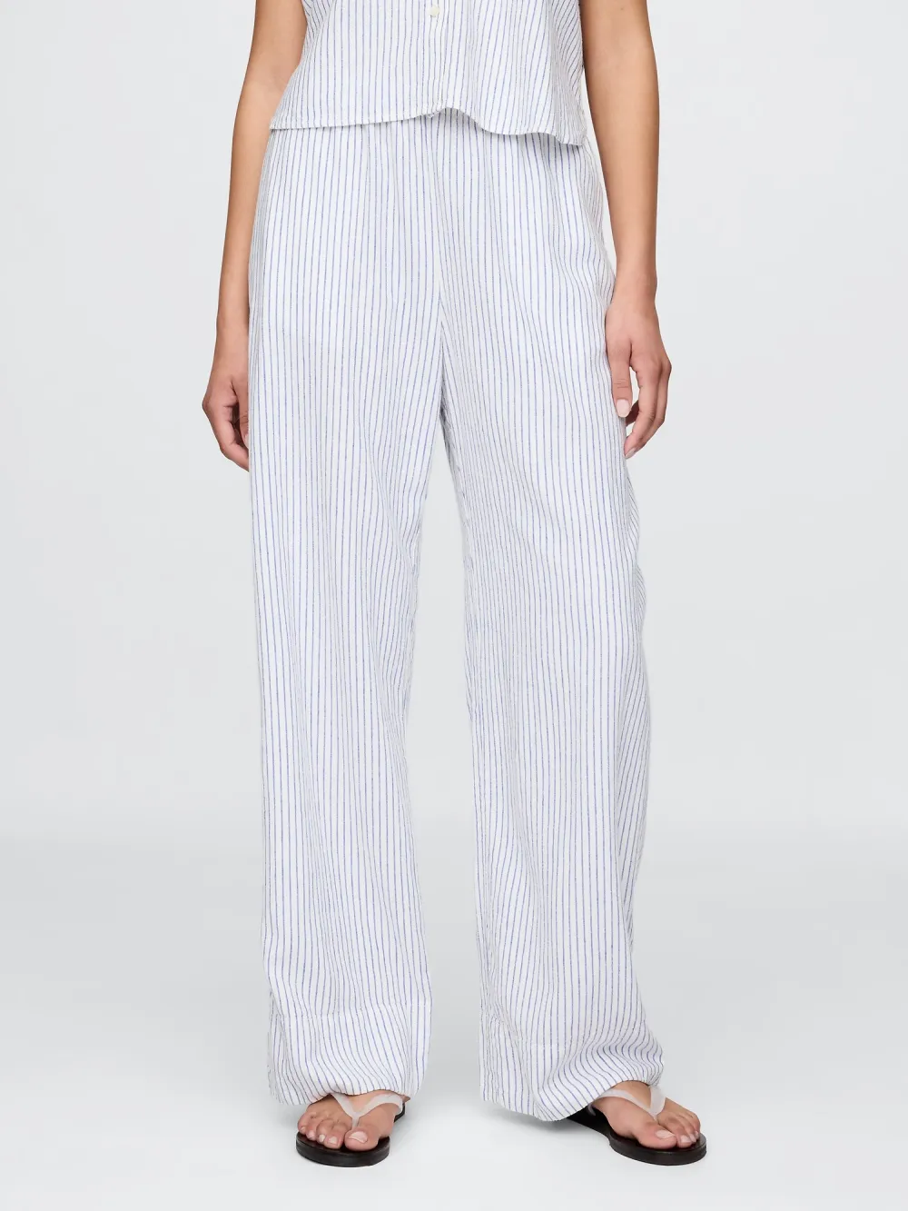 Loose Waist Mesh Trousers