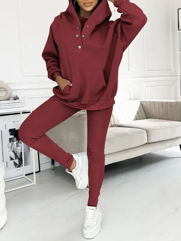 Casual and Comfortable Sweatshirt Two-piece Suit