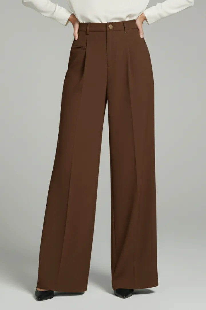  Wide Leg Casual Palazzo Pants