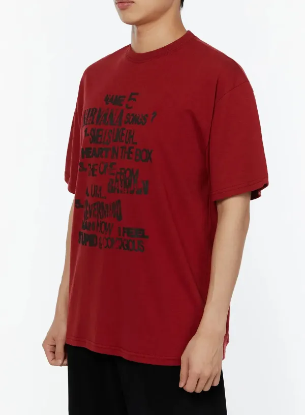Men's Oversized Graphic Tee