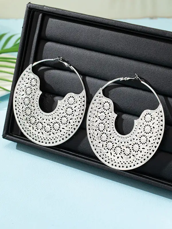 Curved Classic Drop Earrings