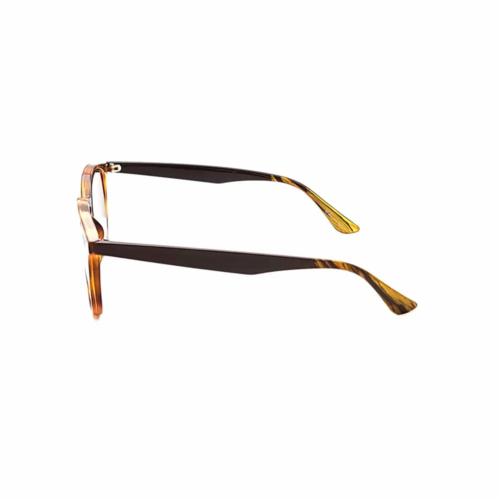 Amber Lens Round Smoke Lens Keyhole Full Magnification Reading Sunglasses