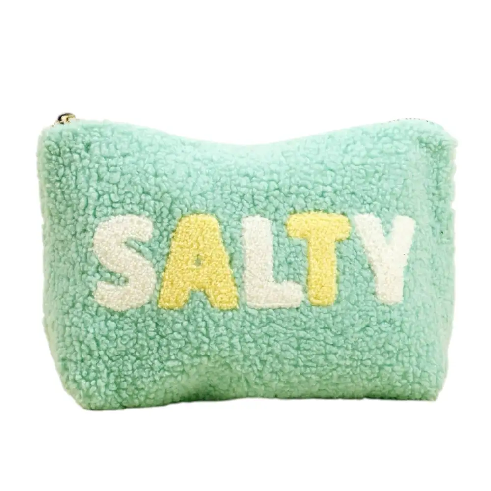 Salty Teddy Sherpa Pouch