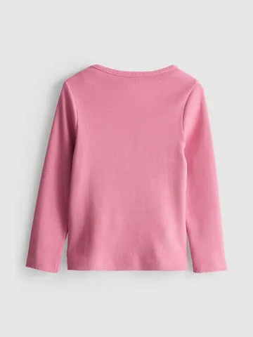 1-9yrs | Cotton Rich Ribbed Long Sleeve T-Shirt