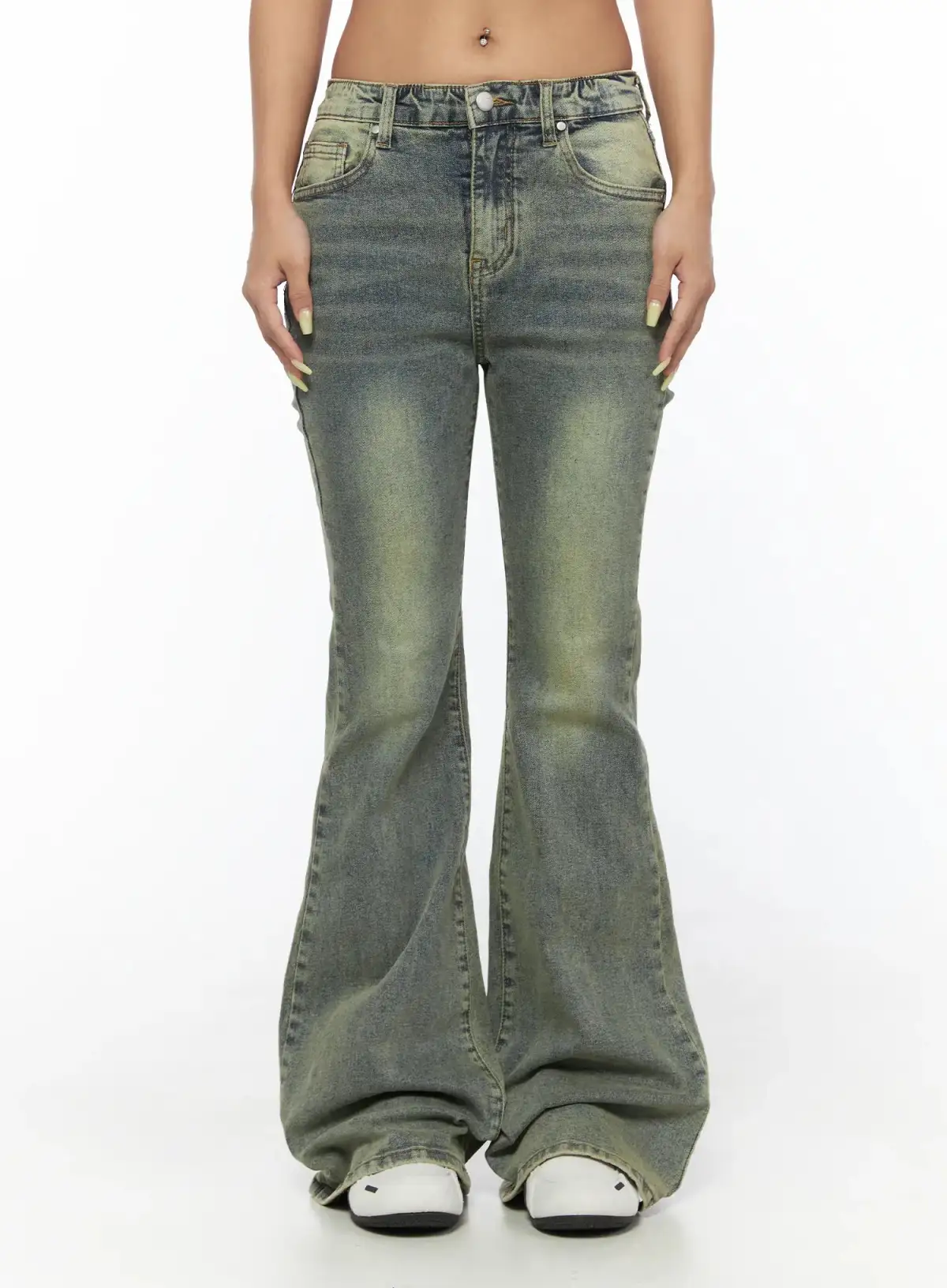 Regular-Fit Bootcut Jeans