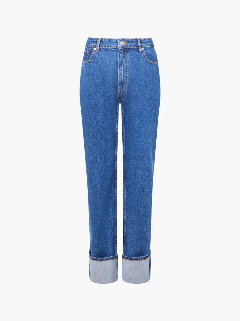 Cotton Breathable Soft Design Leg Jeans