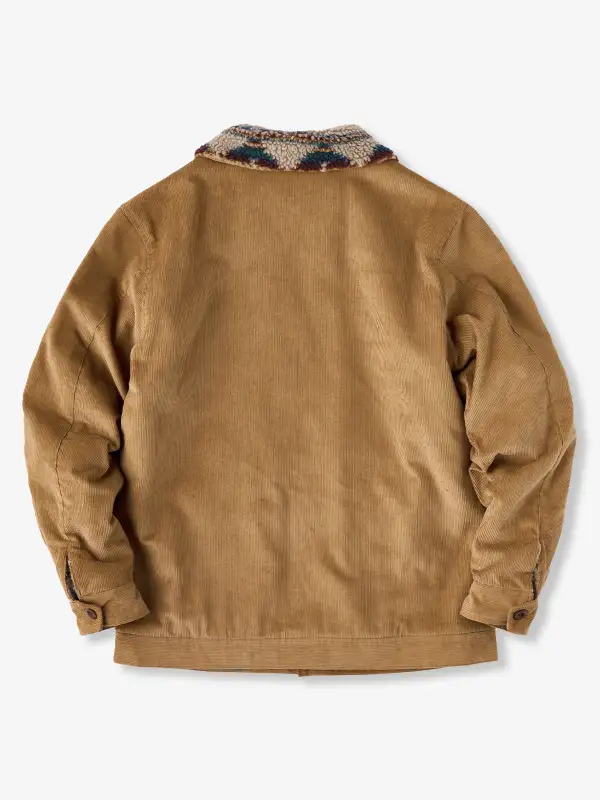 Men's Corduroy Fleece Lined Tailored Jacket