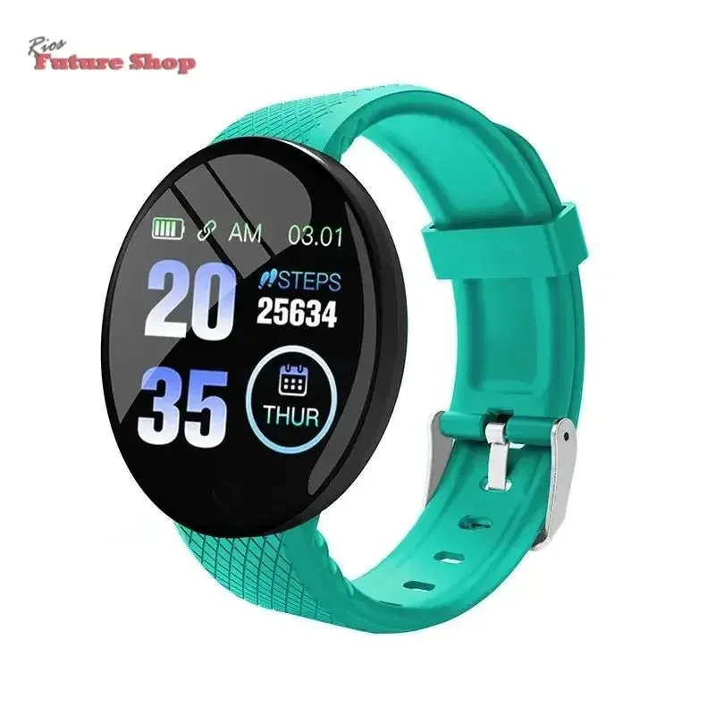 D18 Smartwatch for iOS & Android | Health Monitor | Notifications