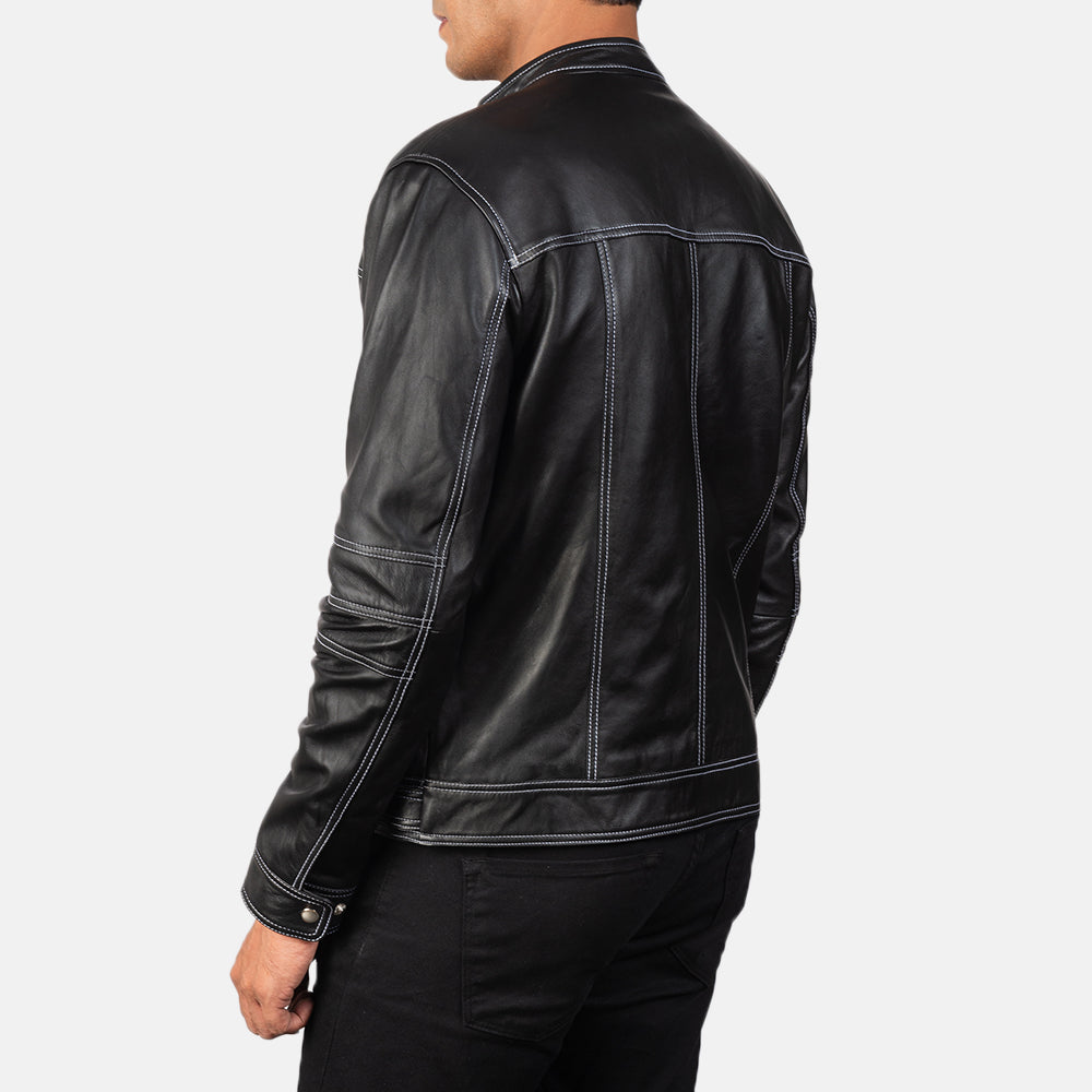 Men's Rugged Heritage Biker Leather Jacket