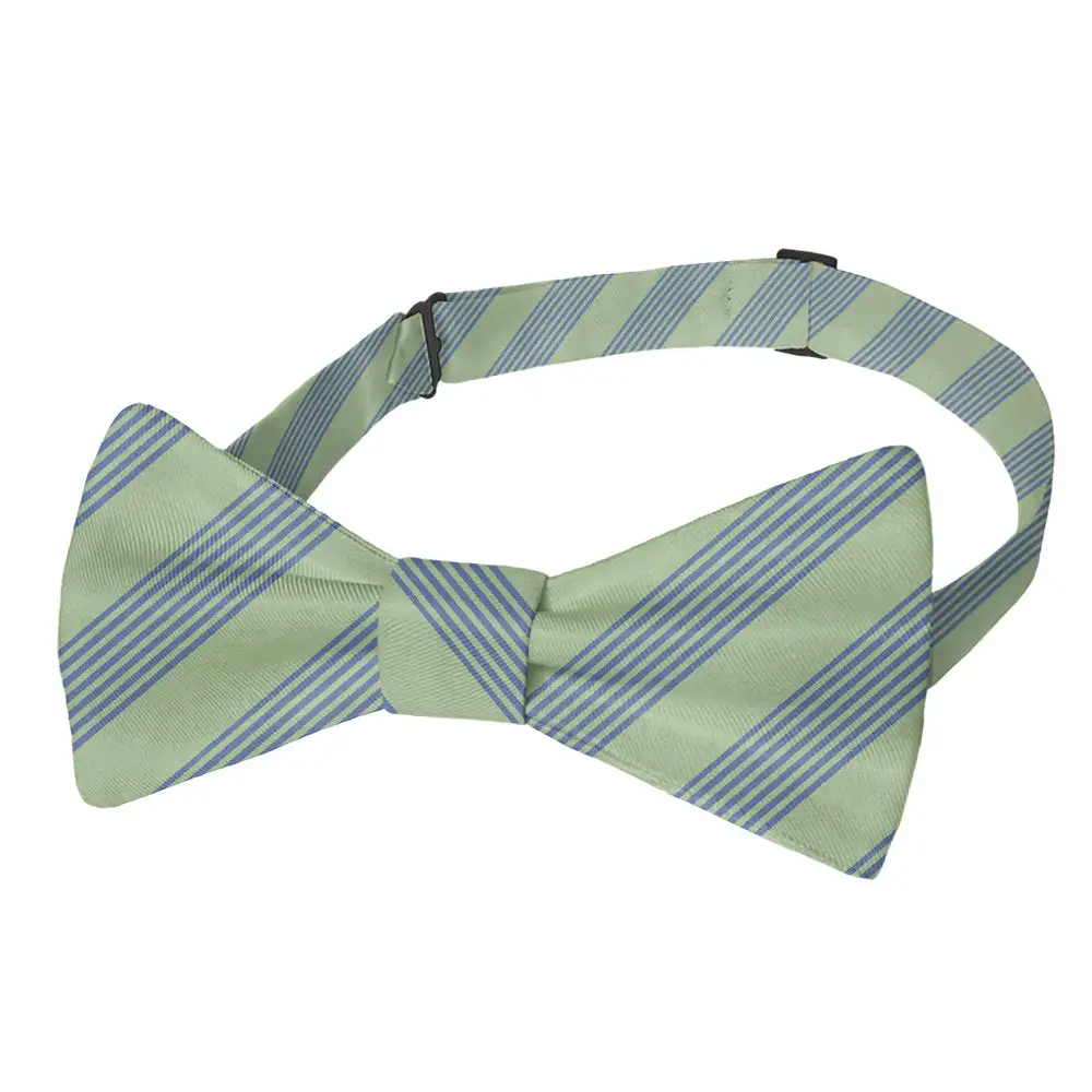 Lincoln Stripe Motif Bow Tie