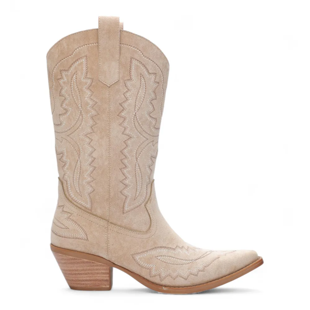 Tessa Mid-calf Western Cowgirl Boot