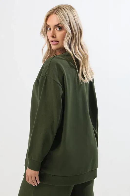 Khaki Green Sweatshirt