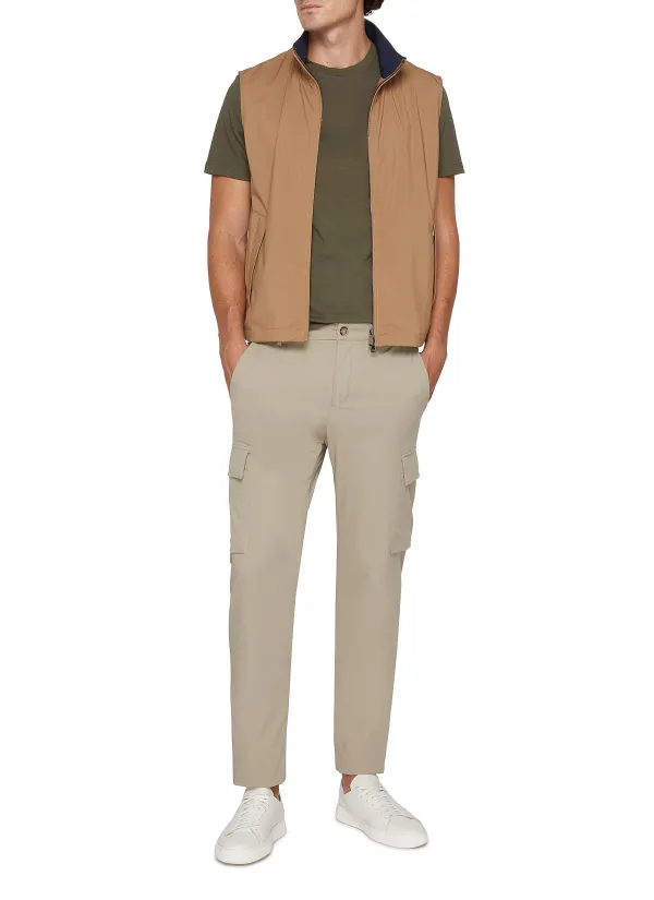 Retro Daily Slim And Comfortable Olive Green Cottom T-Shirts