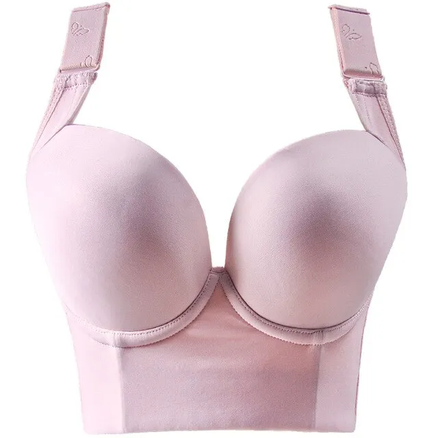 Deep-Cup Uplift Bra