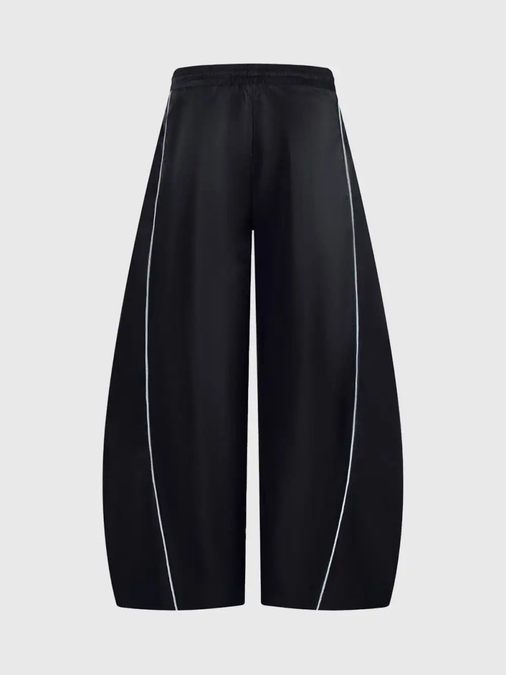Barrel-Leg Relaxed Pants