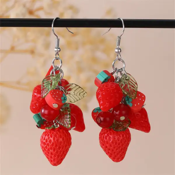 Fruit Dangle Drop Earrings