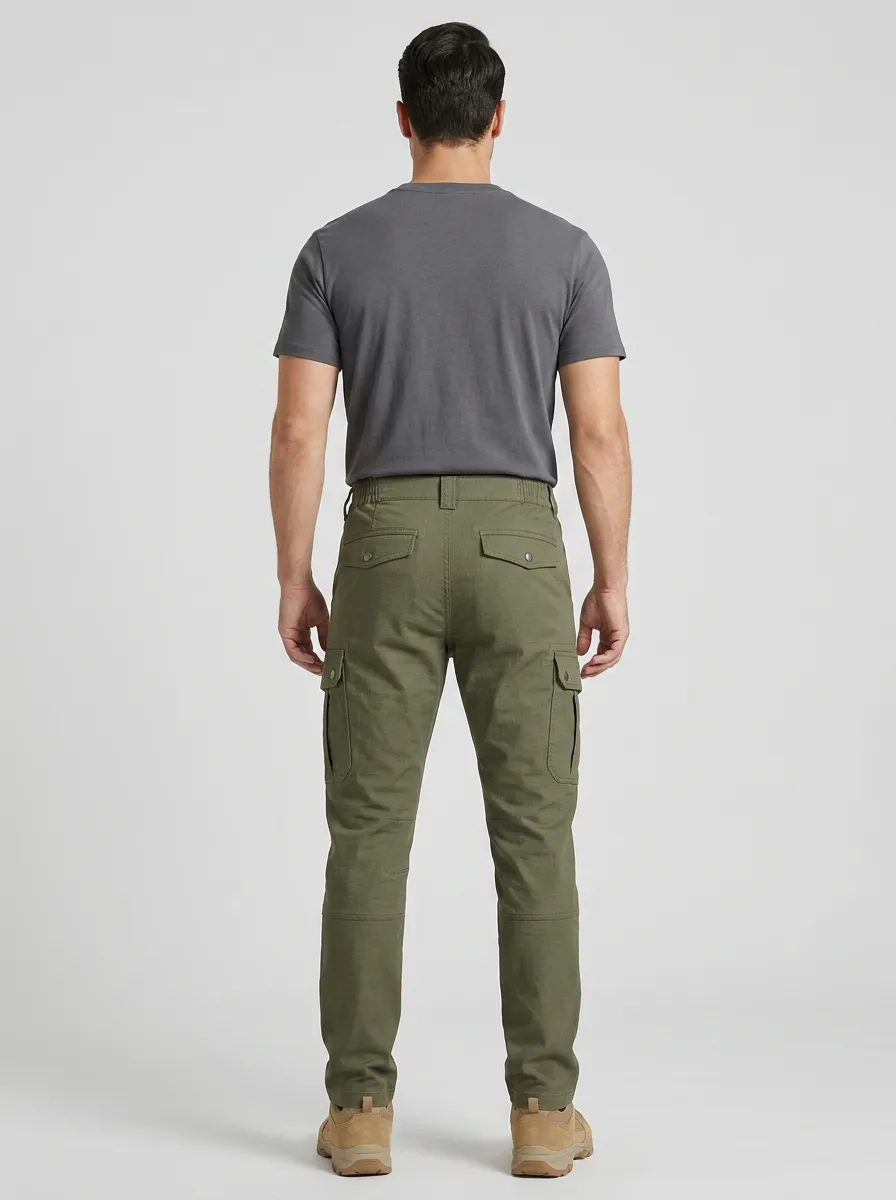 Classic Field-Style Men's Multi-Pocket Waterproof Tactical Cargo Pants