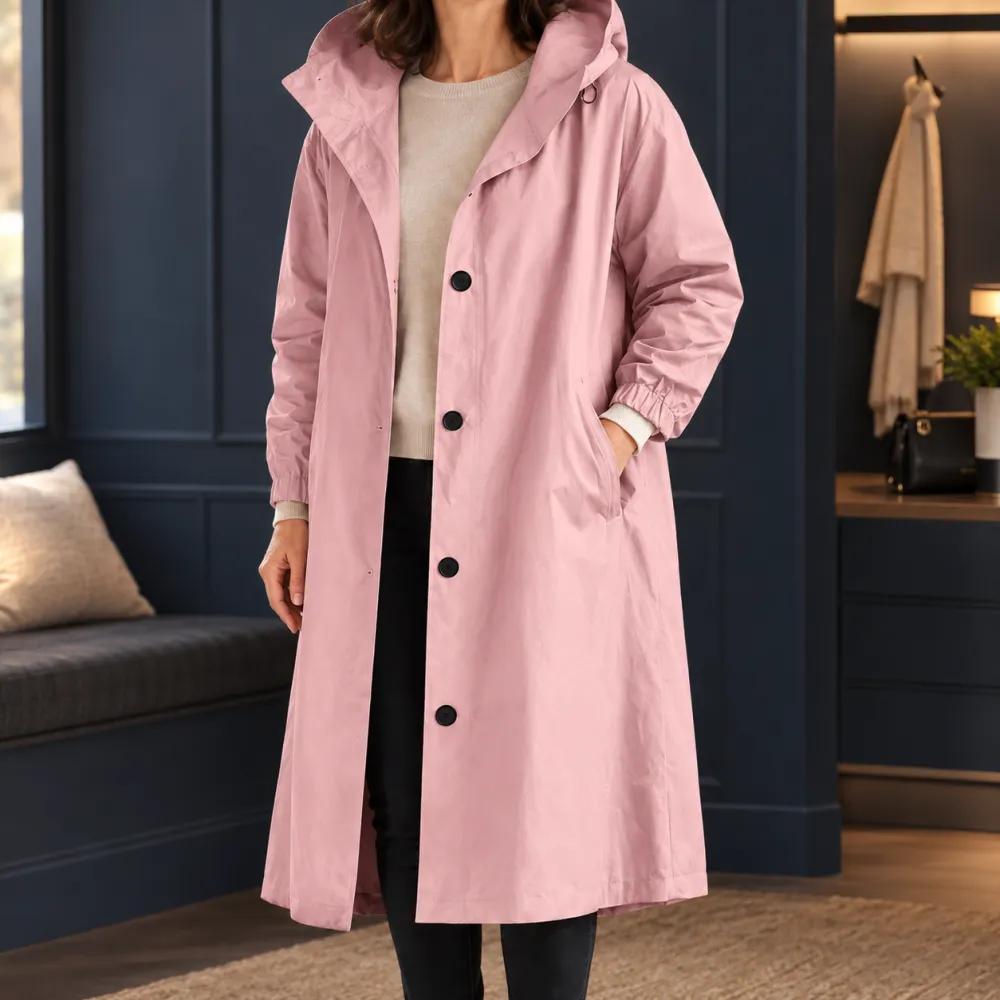 Hooded Longline Relaxed Overcoat