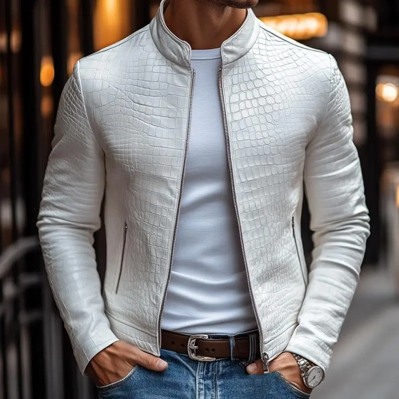 Leather Utility Jacket