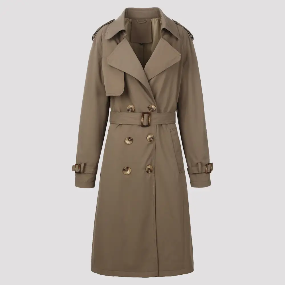 Classic Layered Trench Coat
