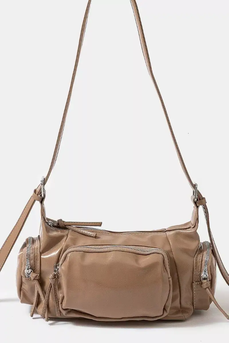 Pocket Glossy Handbag