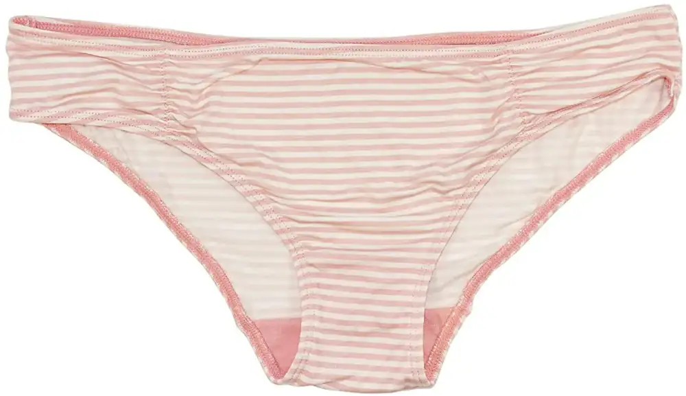 Striped Ruched Soft Bikini Panty