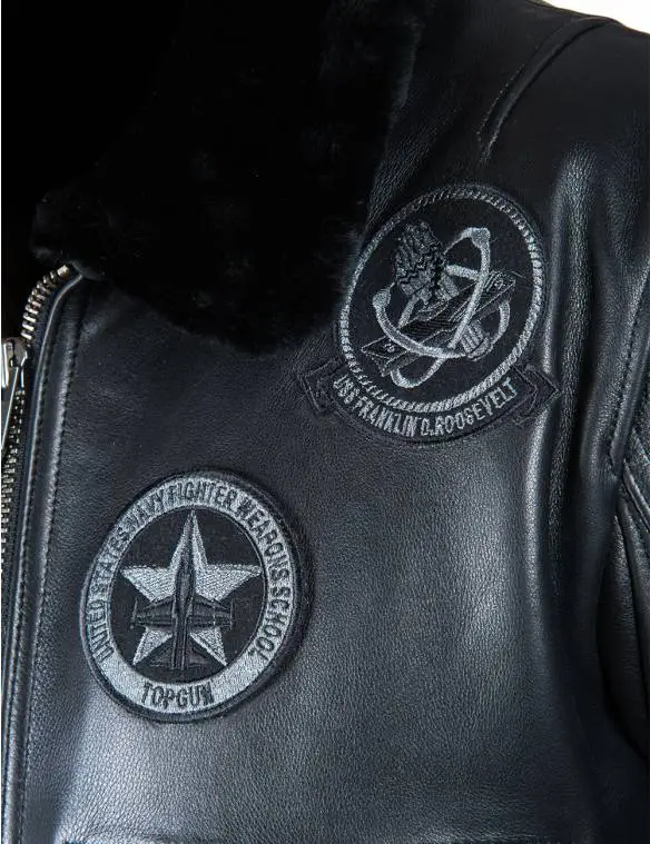 Soft Touch Faux Leather Bomber Jacket
