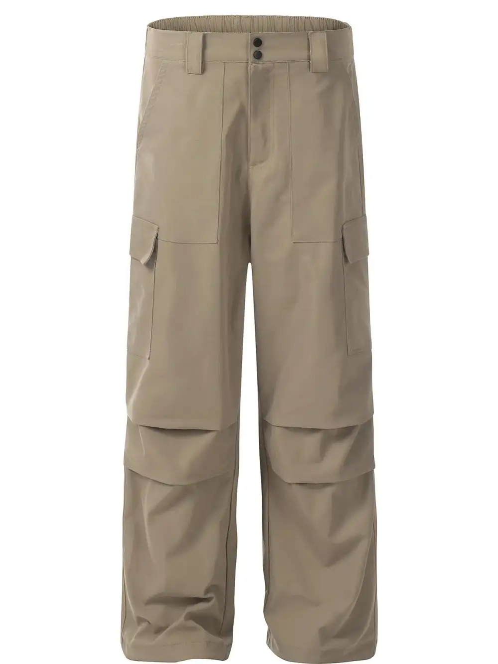 Straight Cargo Pants With Multi-Pocket