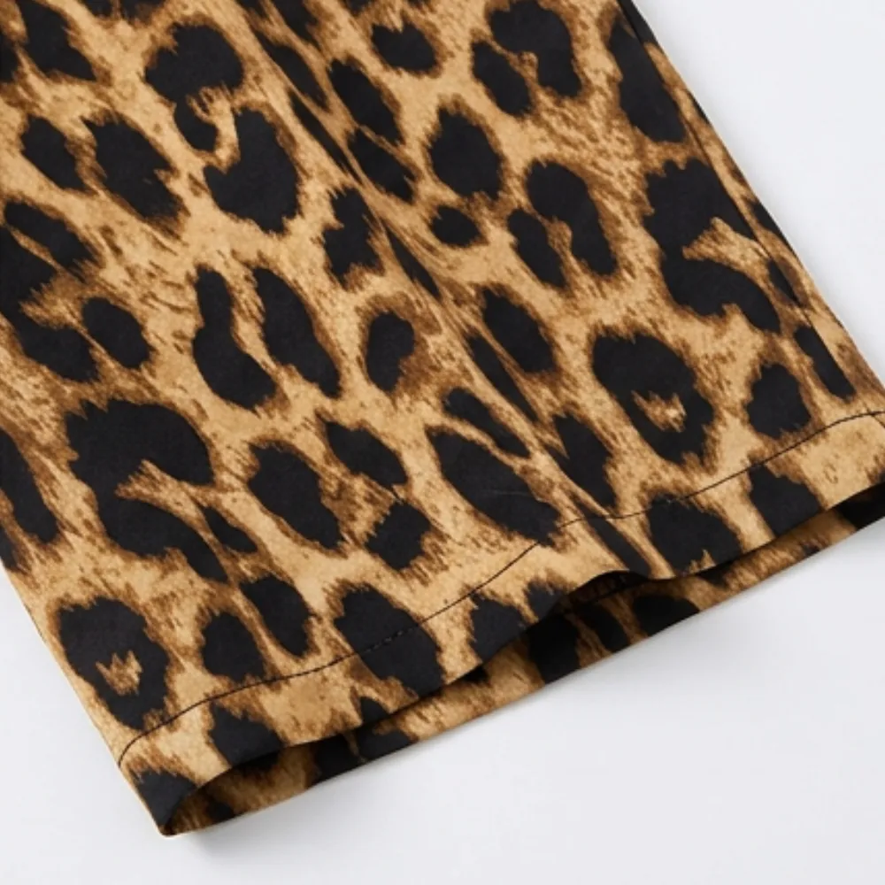 Leopard Print Waist Jumpsuit