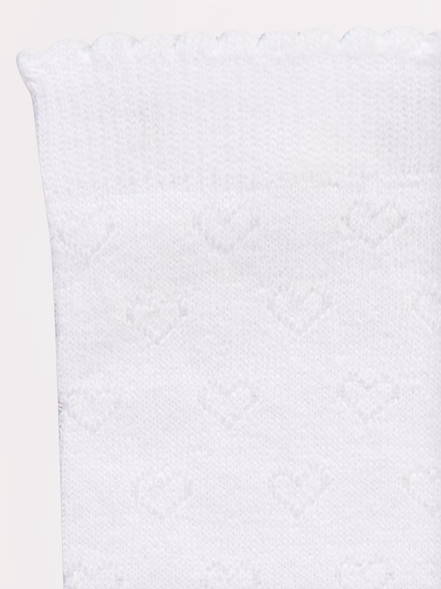 Cotton Rich Heart Pointelle Knee High Socks 5 Pack detail 1