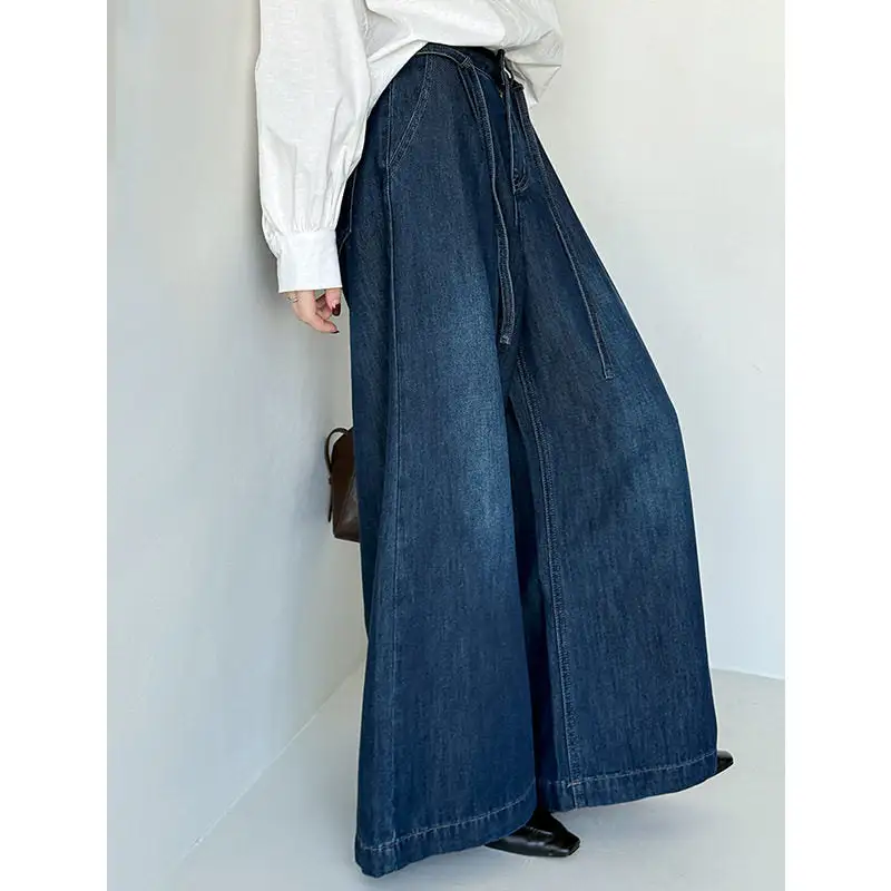 Classic Relaxed High Waist Loose Fit Wide Leg Jeans