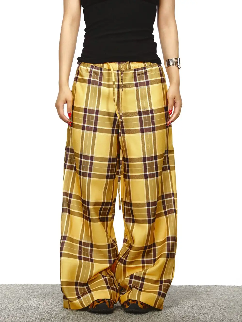 Bold Plaid Pants