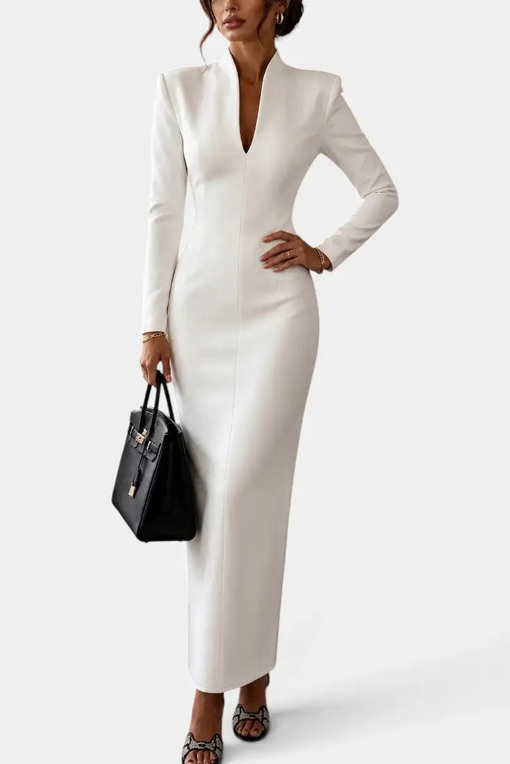 Fitted Maxi Dress