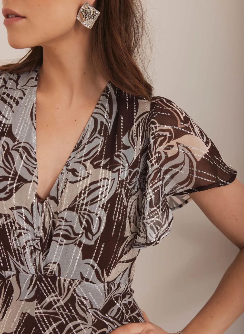 Casual Floral Print Maxi Dress