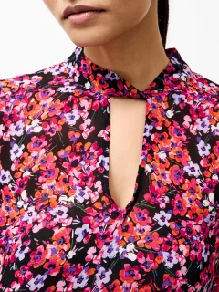 Colorful Art Print Long Sleeve Shirt Top