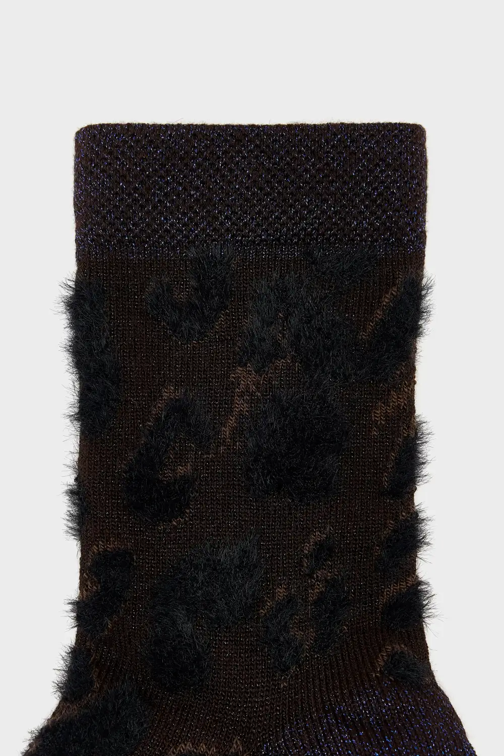 Leopard Print Crew Casual Socks