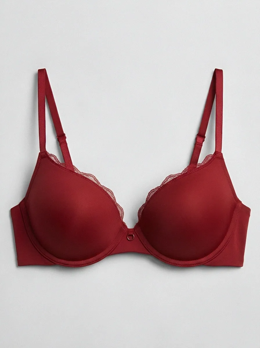 Women's Padded Underwire Seamless Minimalist Bra