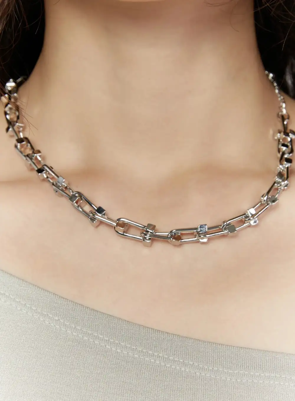 Stainless-Steel Chain Necklace