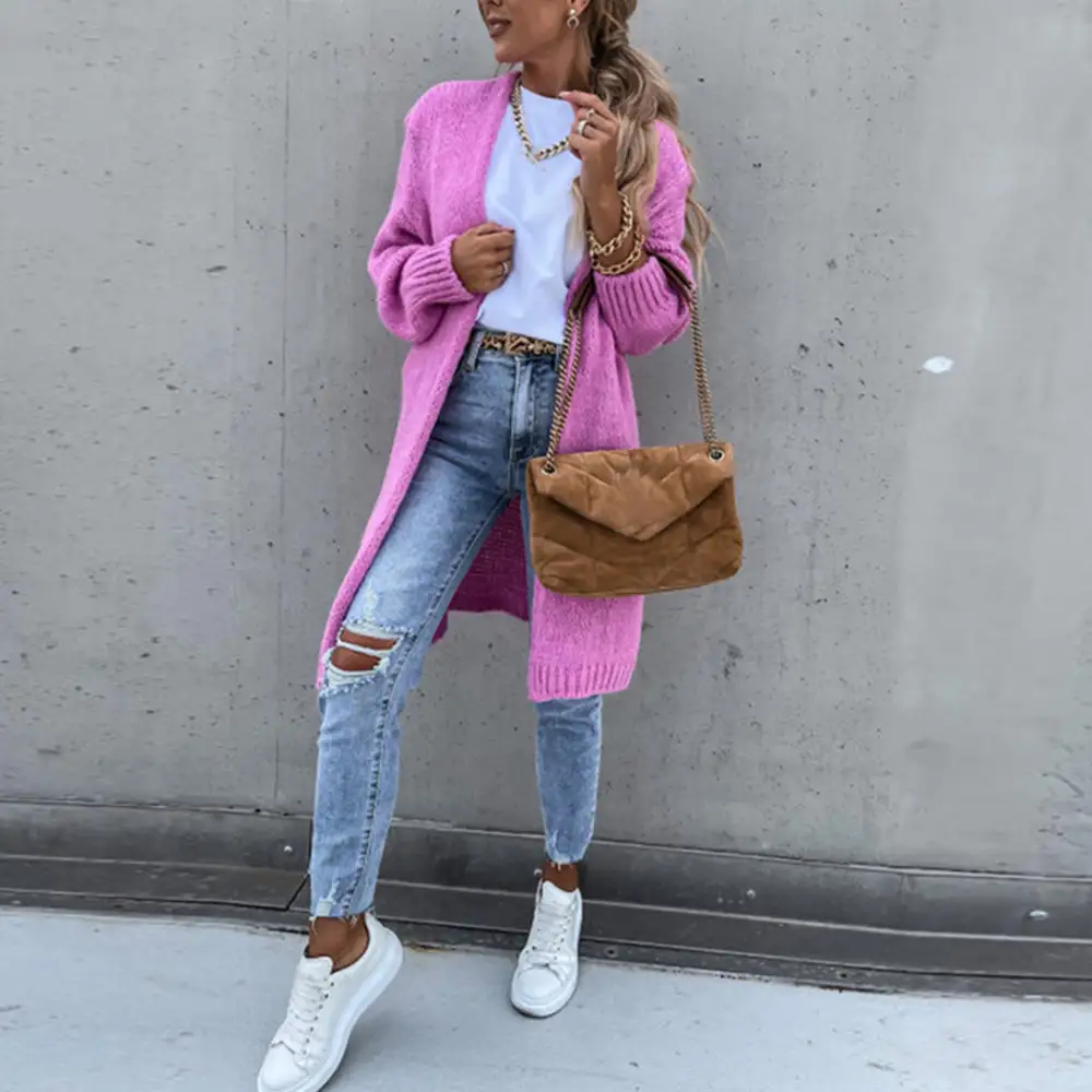 Oversized Knit Duster Longline Cardigan