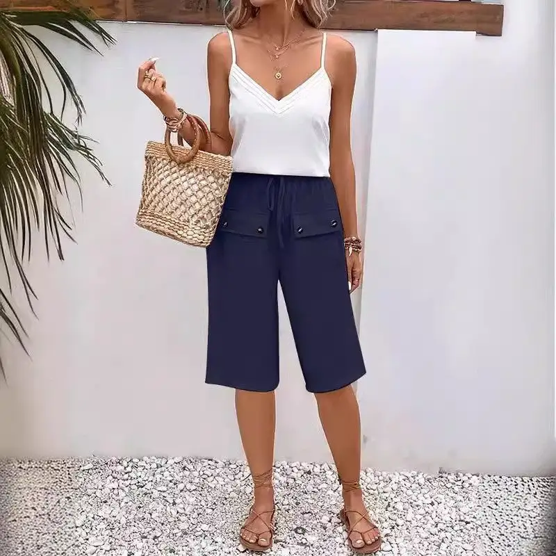 Women's Loose Fit Cargo Shorts