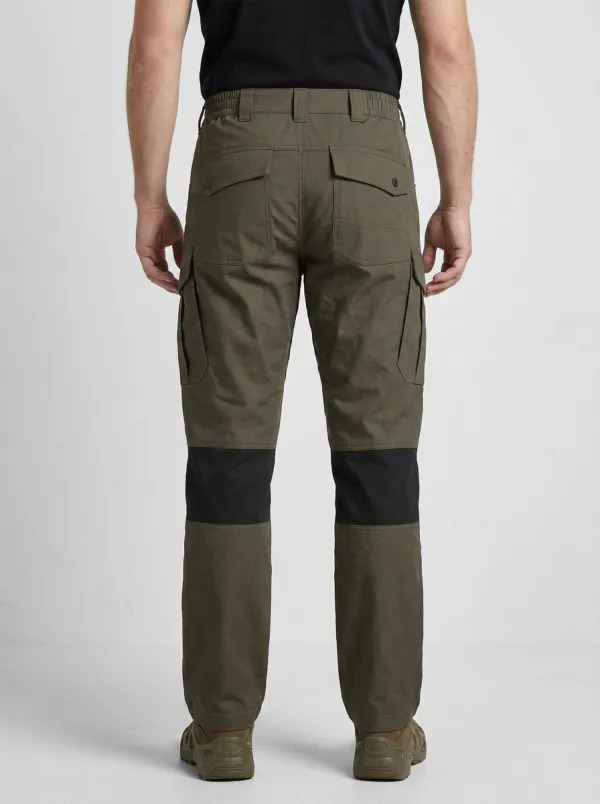 All-Day Tactical-Inspired Cargo Pants with Integrated Belt Detail