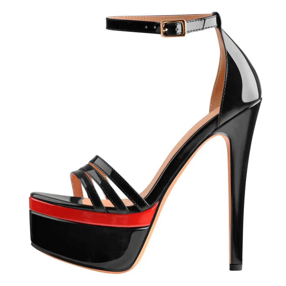 Double Platform High Heel Sandals