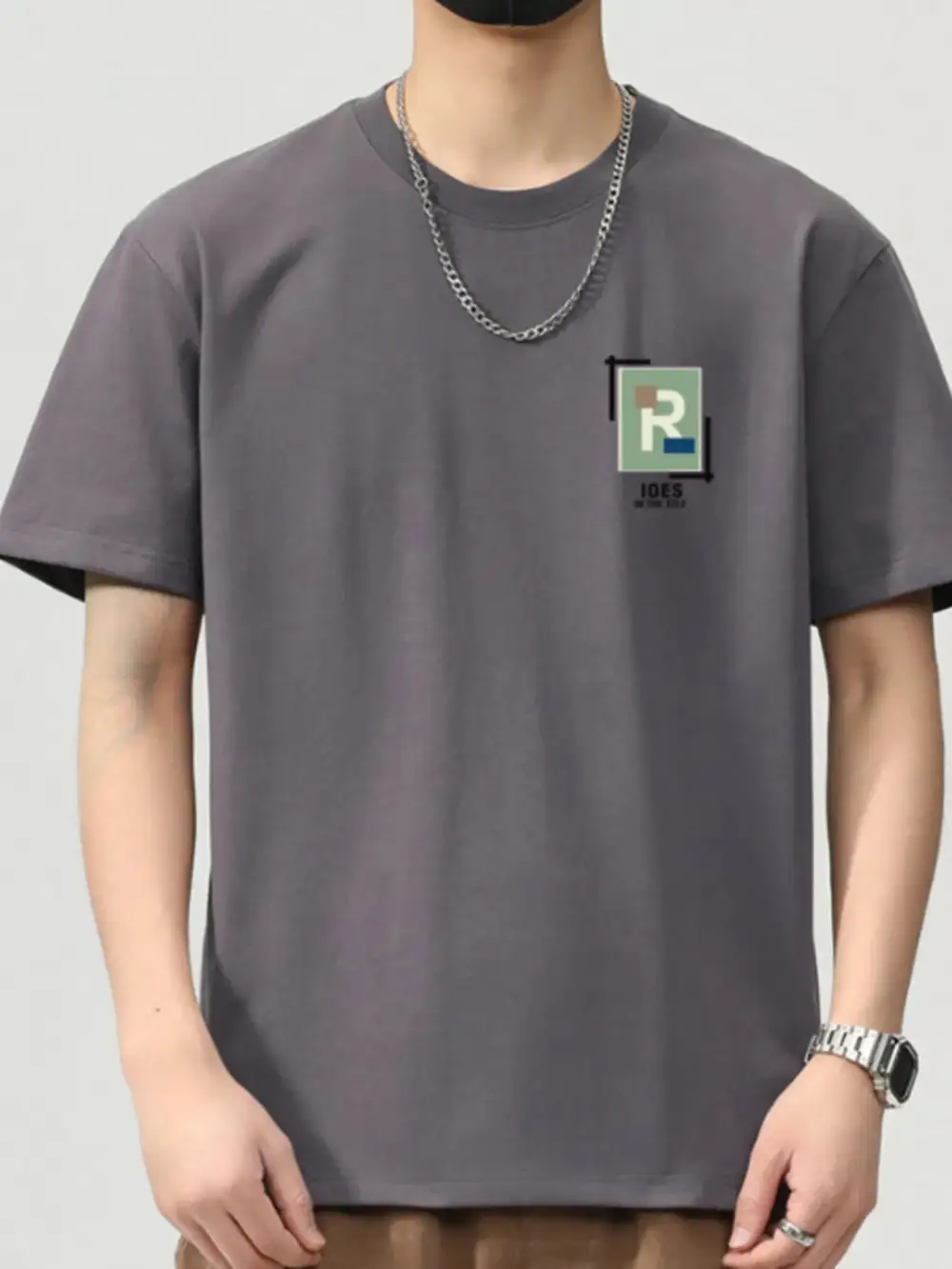 Classic Round-Neck Short-Sleeve T-Shirt