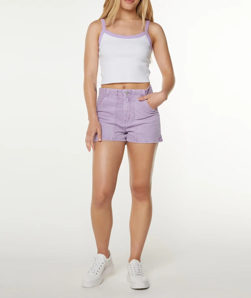 Solid Color Short Cool Strappy Vest
