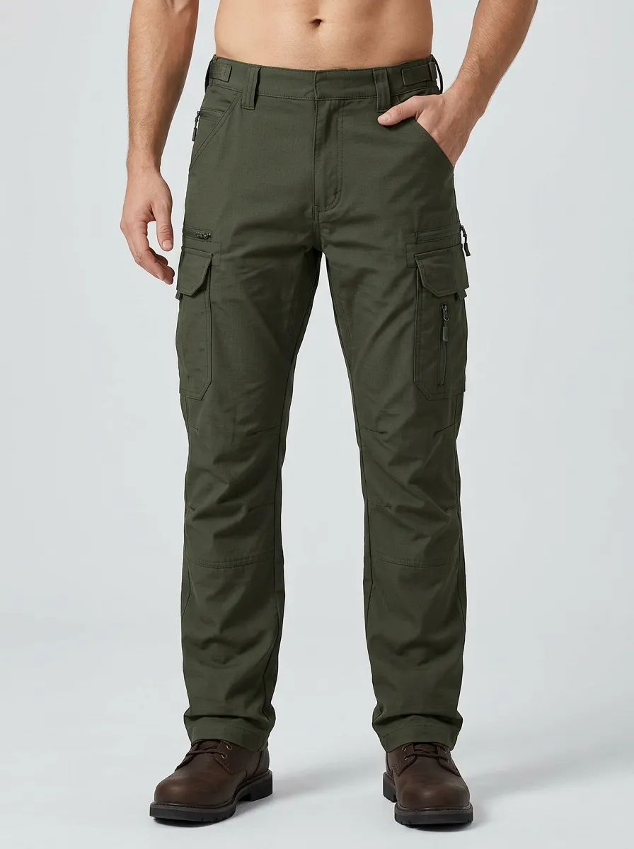 Versatile Cargo Pants with Functional Detail