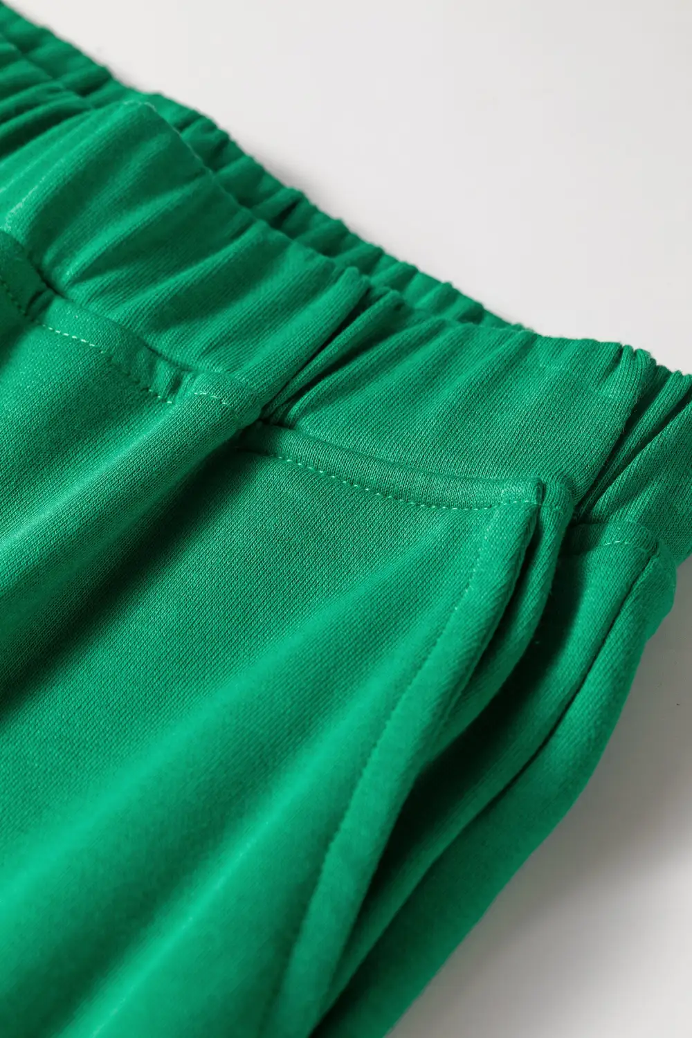 Women's Solid Color Hooded Long Sleeve Elastic Waist Pocket Pant Set