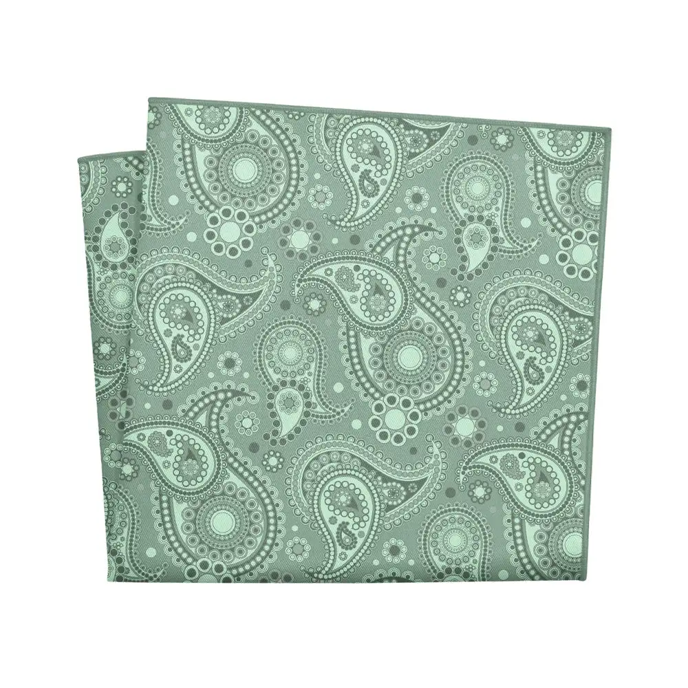 Crisp Stylish Paisley Pocket Square
