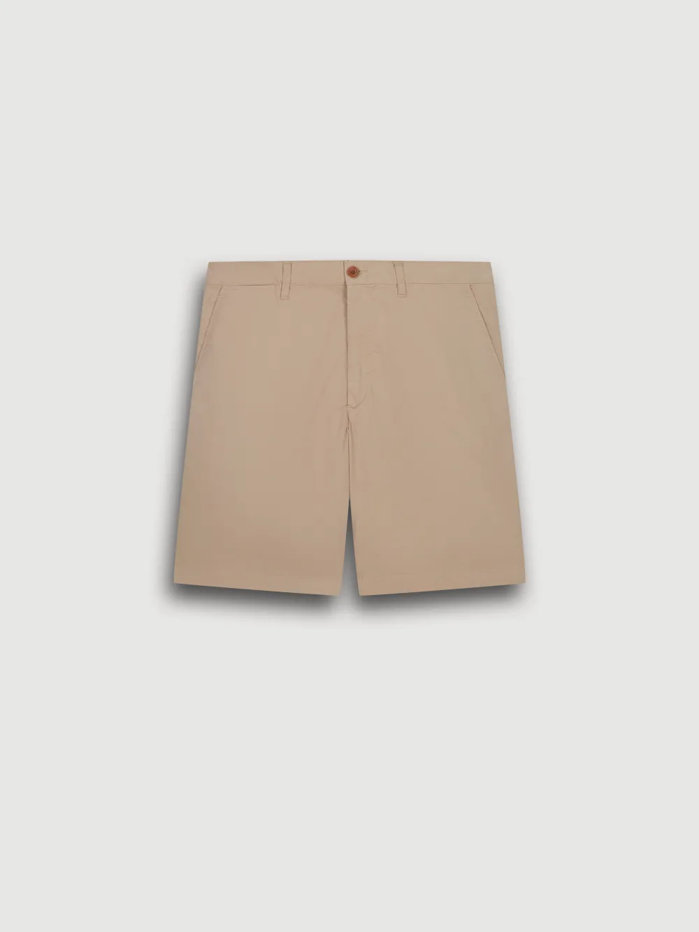 Beige Regular Fit Short